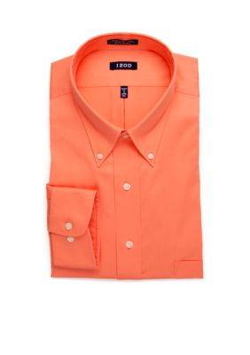 Izod Big & Tall No-Iron Twill Dress Shirt