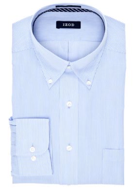 Izod Wrinkle Free Stripe Twill Shirt