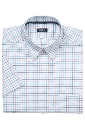Izod Wrinkle-Free Check Dress Shirt