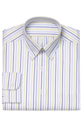 Izod Wrinkle Free Striped Dress Shirt