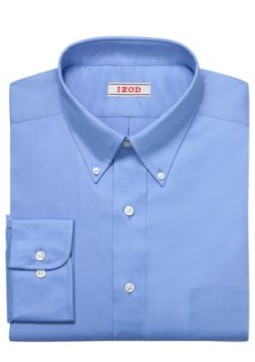 Izod Wrinkle Free Twill Button Down Dress Shirt