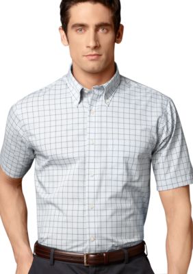 Van Heusen Non-Iron Plaid Check Broadcloth Shirt