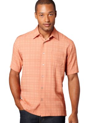 Van Heusen Woven Camp Button Front Shirt