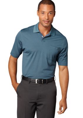 Van Heusen Micro-poly Feeder Solid Polo