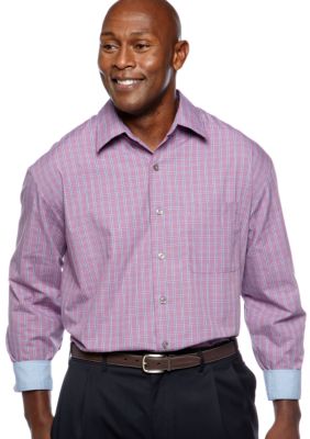Van Heusen Big & Tall Dobby Check Shirt