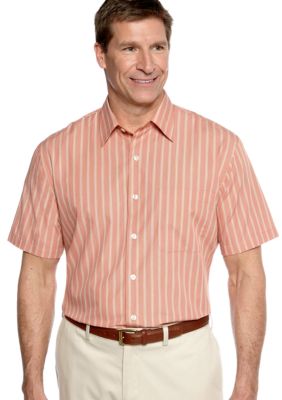 Van Heusen Big & Tall Non-Iron Woven Stripe Shirt