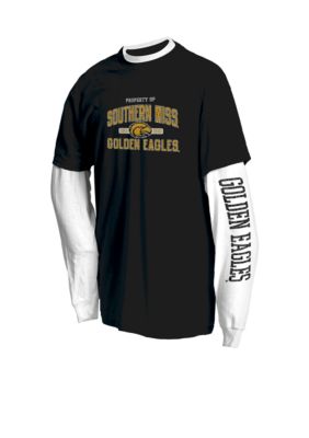 J. America Southern Miss Golden Eagles 2Pk Tees