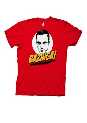 New World Sales Bazinga Sheldon Graphic Tee