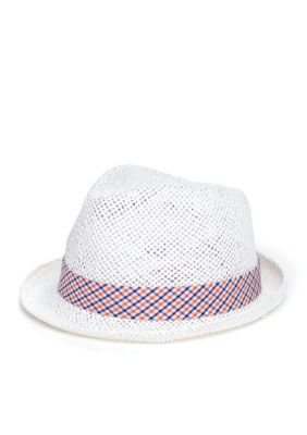 Saddlebred High Crown Straw Fedora