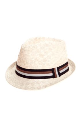 Saddlebred Straw Fedora with Band
