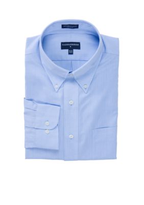 Saddlebred&reg; Big & Tall Button Down Expand A Collar Dress Shirt