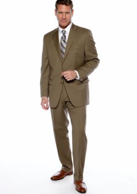 Lauren Ralph Lauren Tailored Clothing Tan Pleated Suit Separate Pants