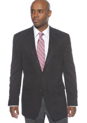 Lauren Ralph Lauren Tailored Clothing Black Corded Suede Sport Coat