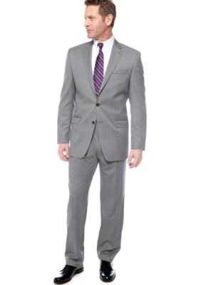 Lauren Ralph Lauren Tailored Clothing Gray Tic Suit