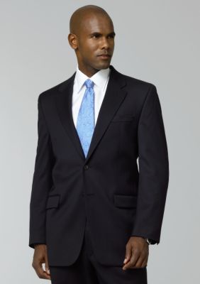 Lauren by Ralph Lauren Tailored Clothing Total Comfort  Navy Wool Suit Separate Jacket