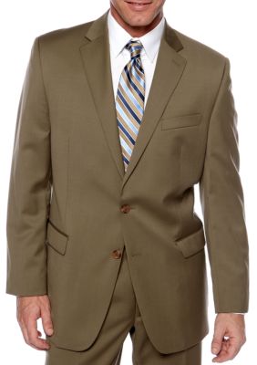 Lauren Ralph Lauren Tailored Clothing Tan Suit Separate Coat