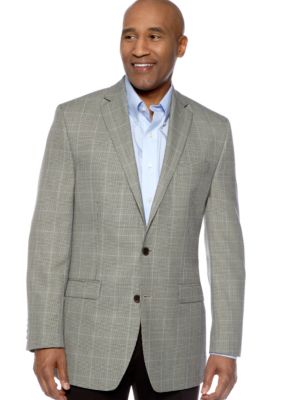 Lauren Ralph Lauren Tailored Clothing Plaid Houndstooth Sportcoat