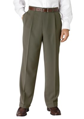 Lauren by Ralph Lauren Tailored Clothing Microfiber Dress Slacks