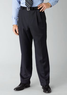 Lauren by Ralph Lauren Tailored Clothing Total Comfort  Navy Wool Suit Separate Trouser