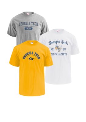 M J Soffe Georgia Tech Yellow Jackets 3-Pk Tees