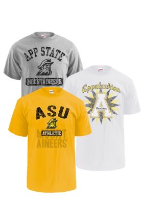 M J Soffe Appalachian State Mountaineers 3-Pack Tees