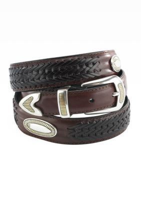Fossil&reg; Houston  Leather Concho  Casual Belt<br>