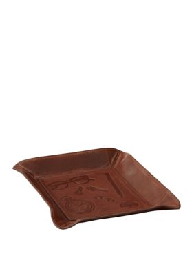 Fossil Estate Embossed Leather Valet