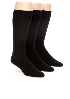 Calvin Klein Dress Rib Socks 3-Pack