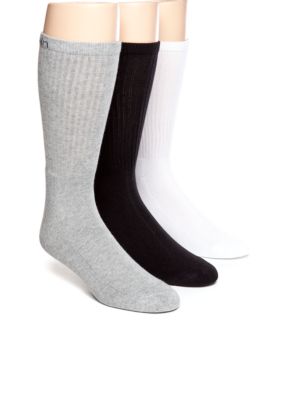Calvin Klein 3-Pack Athletic Crew Socks