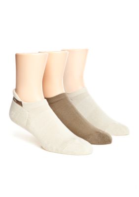 Calvin Klein 3-Pack Athletic Golf No-Show Socks
