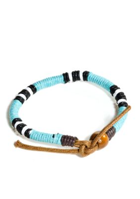 Red Camel Aqua Striped Bracelet