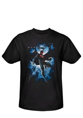 Trevco Inc. Superman Man of Steel Lightening Tee