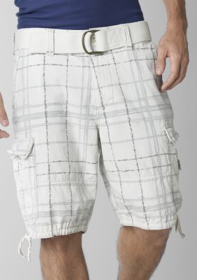 Red Camel&reg; Printed Plaid Cargo Shorts