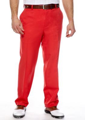 Saddlebred&reg; Flat Front Microfiber Pants