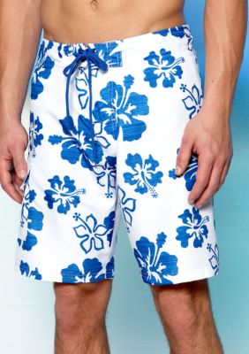 Red Camel&reg; Hibiscus Swim Shorts