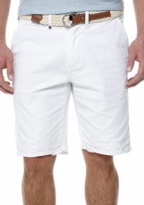 Buffalo David Bitton Twill Belted Color Shorts