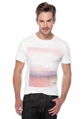 Buffalo David Bitton Nody Sunfaded Wash Graphic Tee