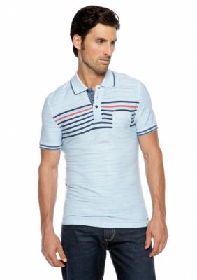 Buffalo David Bitton Chest Stripe Polo