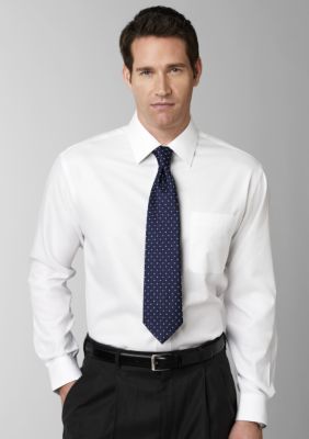 W.H. Belk&trade; Spread Collar Long Sleeve Dress Shirt