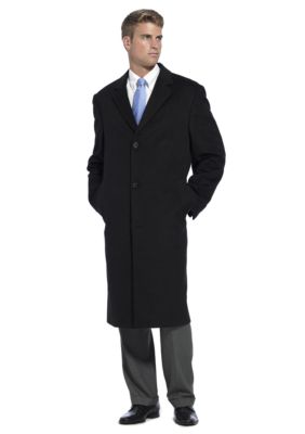 Saddlebred Button Front Wool Topcoat