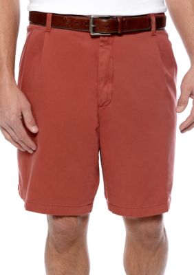 Saddlebred&reg; Big & Tall Pleated Shorts