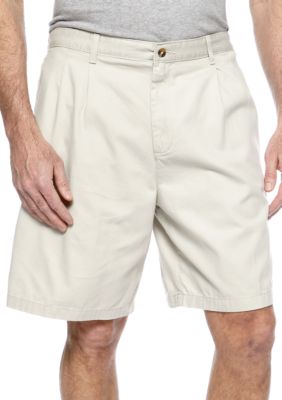 Saddlebred&reg; Big & Tall Cell Pocket Pleated Shorts