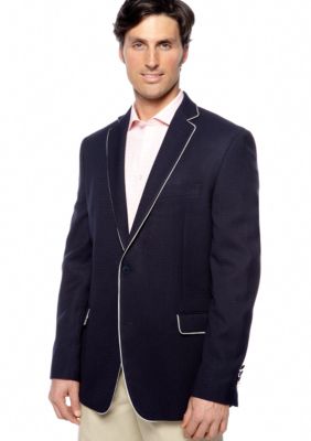 Tallia Orange Slim Fit Linen Sportcoat