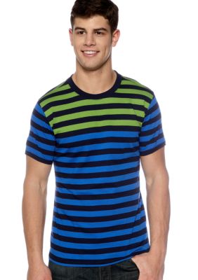 Red Camel Multi Stripe Tee