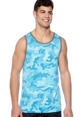 Red Camel Distressed Camo Tank