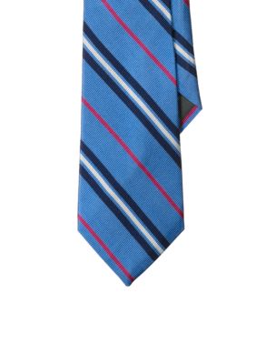 Lauren Ralph Lauren Neckwear Four-Color Striped English Repp Tie