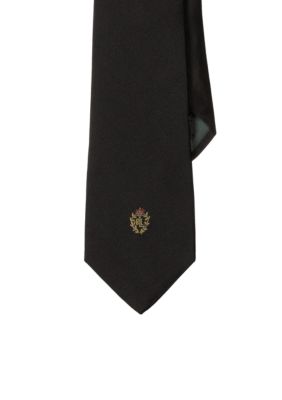 Lauren Ralph Lauren Neckwear Signature Crest Solid Silk Tie