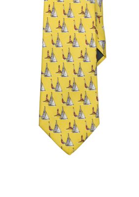Lauren Ralph Lauren Neckwear Nautical Print Silk Tie