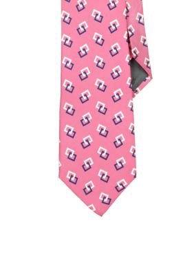 Lauren Ralph Lauren Neckwear Deco-Print Silk Tie