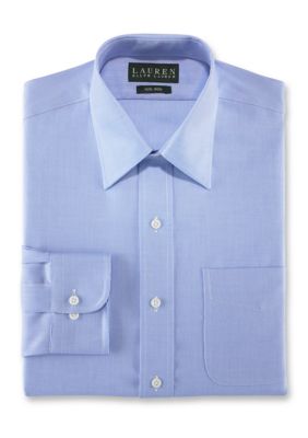 Lauren Ralph Lauren Dress Shirt Slim-Fit Woven Herringbone Non-Iron Dress Shirt